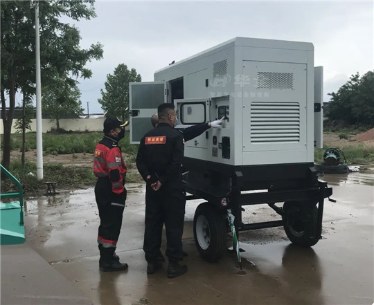 調試完畢！華全應急發電車 為壽光市應急管理局提供電力保障